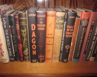 Lovecraft Books
Hardy Boys Book Collection
August Derleth Books
So Many Other Book Collections
Some First edition Books
Harry Potter Series with a First edition