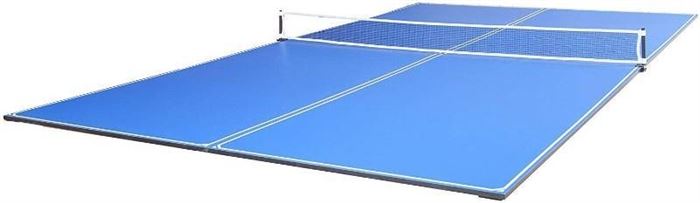 JOOLA Tetra - 4 Piece Ping Pong Table Top for Pool Table - Includes Ping Pong Net Set - Full Size Table Tennis Conversion Top for Billiard Tables