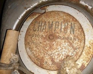 Garage: Vintage Champion Boat Motor