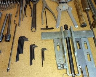 Garage: Allen Wrenches, Proto Puller Set, Zim Piston Ring Expander for Diesel Pistons