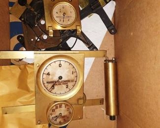 Living Room: Gauges/Clock Warren Telechron Master Clock Type A