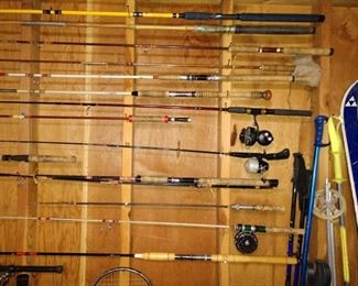 Basement: Fishing Poles-(Most have problems)