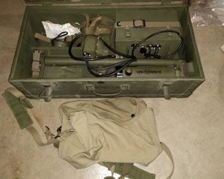 Living Room: World War ll, Mine Detector Set, AN/PR5-1, April 15-1944 You can search for buried treasure in your back yard.
