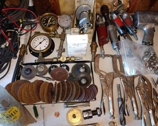 Garage: Gauges, Sander Pads, etc. Vise Grips