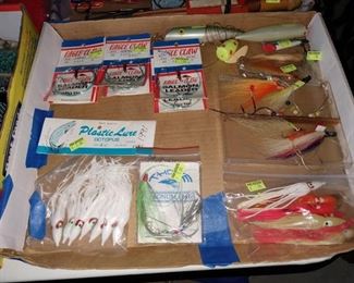 Basement: Fishing Plugs, Hooks, Spinners, Etc.