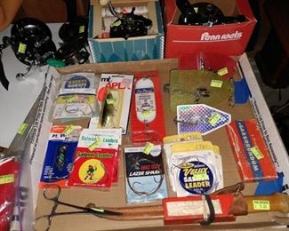 Basement: Fishing Plugs, Hooks, Spinners, Etc.