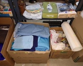 Basement: Fabrics (Boxes of Stuff)