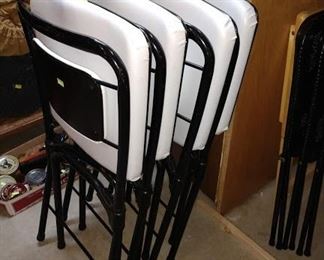 Basement: 4 Folding Chairs-Padded