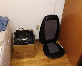 2nd Bedroom Right: Purses, Massage Seat