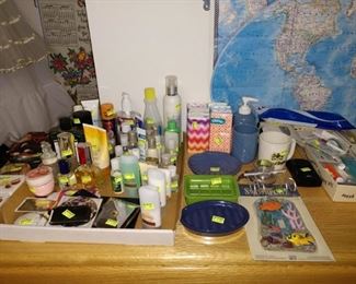 2nd Bedroom Center: Lotion, Soap, Other Bathroom Stuff