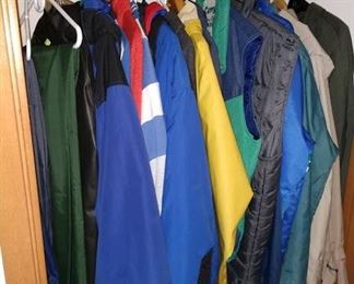 Hall Closet: Ski Jackets, Pendelton Jacket (Like New), Cold Weather Jackets