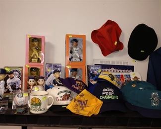 Dining Room: Mariners Stuff, Sonic Stuff, U of W stuff, Seahawks Stuff