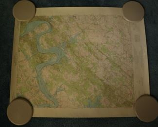 TVA map of Tennessee River