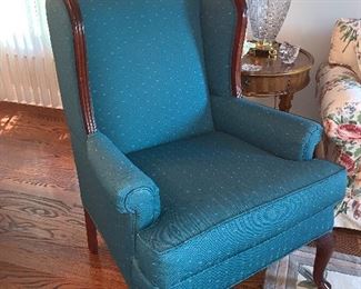 Wing back chair-Queen Anne style