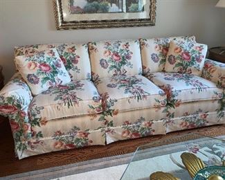 Floral couch 