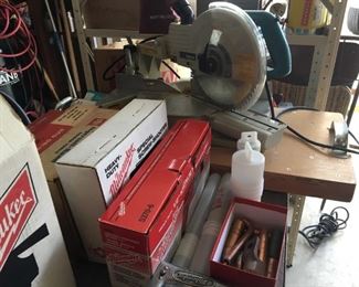 2nd Makita sliding Miter saw & Milwaukee tools