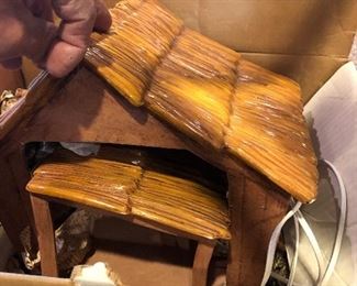 Ceramic nativity set