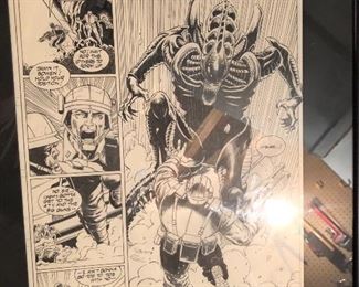 Pen and ink orig work