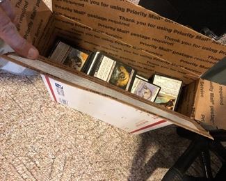 Boxes of magic cards