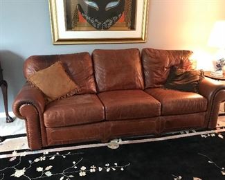 Stickley Quality Leather sofa