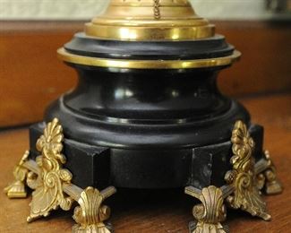 Detail of antique French Louis XVI style candelabras