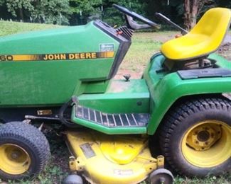 John Deere 260 lawn mower. 17 hp motor, gear drive, 46inch deck.