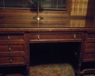 Beautiful old banker's desk