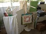 hand embroidered linens