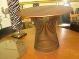 PLATNER WALNUT TOP TABLE