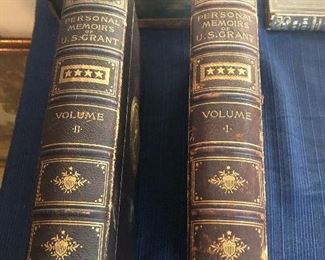 2 volume Memoirs of Grant 2 vols published 1895 & 1896, set in great condition