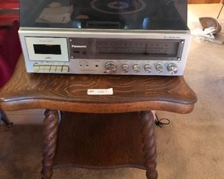 antique oak parlor table