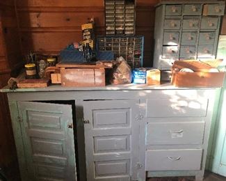 vintage tool cabinets