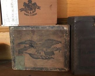 antique cigar boxes