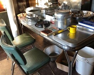 Vintage kitchen table and 4 chairs