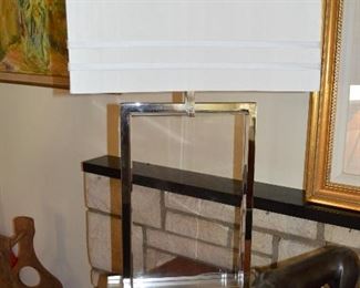 Lucite Lamp