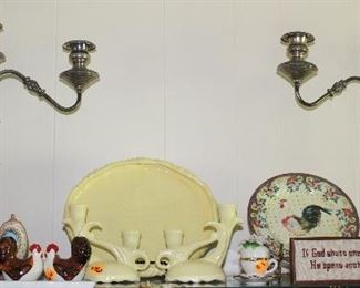 Silver plated candelabra