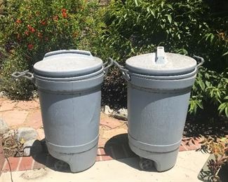 Trash cans