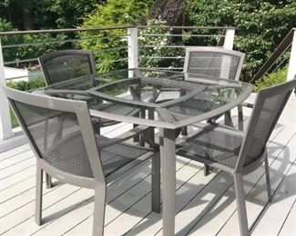 Large Group of Sling Brown Jordan Furniture FROM THE COAST COLLECTION