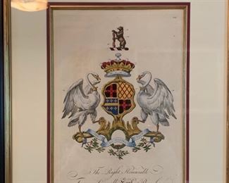 29. Set of 3 Crest Artworks (20'' x 27'')