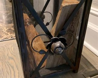 66. Metal Screened Basket (11'' x 10'' x 15'')