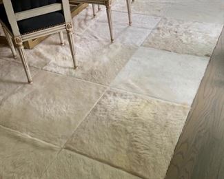 46. Patchwork Skin Rug (13.5' x 13.5')