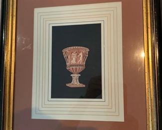 105. Pair of Grecian Urn Artwork (15'' x 17'')