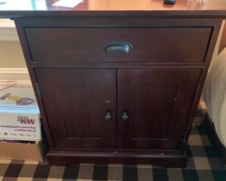 136. Restoration Hardware 1 Drawer 2 Door Nightstand (29'' x 18'' x 32'')