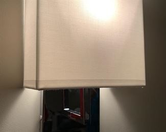 173. 4 Chrome Sconces (7'' x 11'')
