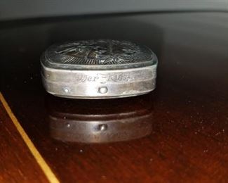 antique Norida sterling compact