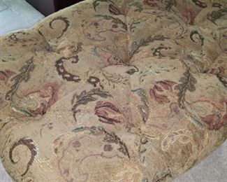 ottoman/chaise fabric detail