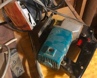 Sander, jig saw! The jiggiest of jig saws (okay I'll stop)