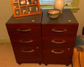 really nice wood file cabinets