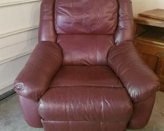 Red/brown recliner