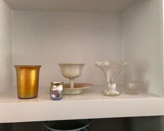 Tiffany Studios and Steuben art glass